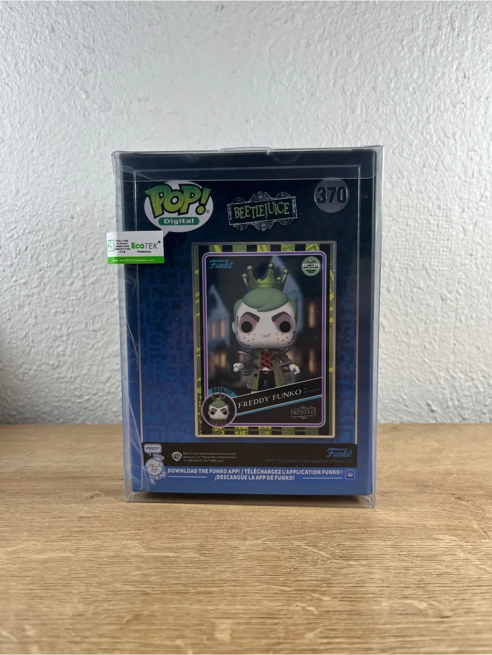 Freddy Funko as Beetlejuice Funko Pop #370 LE 2K Tim Burton Vaulted NEAR MINT